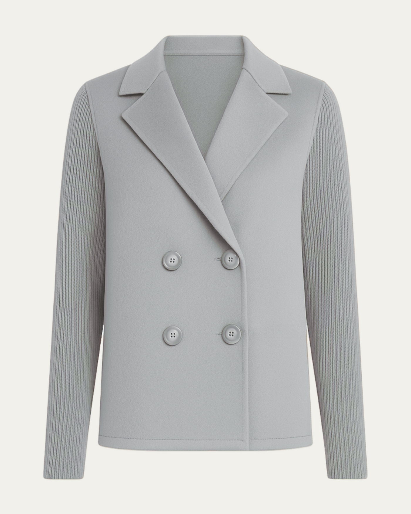 Elodie™ | Blazer Élégant à Manches Tricotées